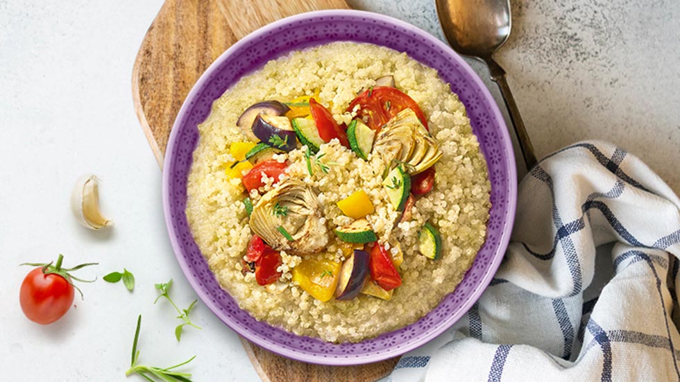 Quinoa-Ratatouille-Risotto